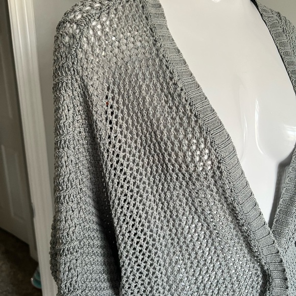 Kimchi Knit Cardigan grey. - Picture 7 of 8